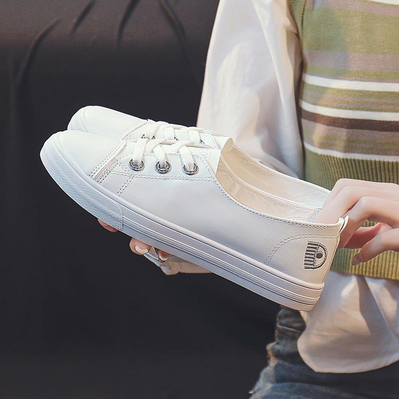 Весенние новые маленькие белые туфли женские студенческие повседневные кеды женские трендовые универсальные женские туфли 28