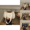 Chic Urban Minimalist Underarm Bag For Women Versatile Fall Fashion In Black Khaki Brown And White Colors