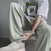 Свободные прямые брюки Ice Silk 2024 года: Модный повседневный стиль для весны и лета