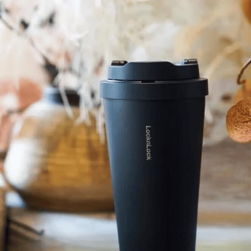 LOCK&LOCK LHC3271 Vitality Pop-Up Insulated Tumbler