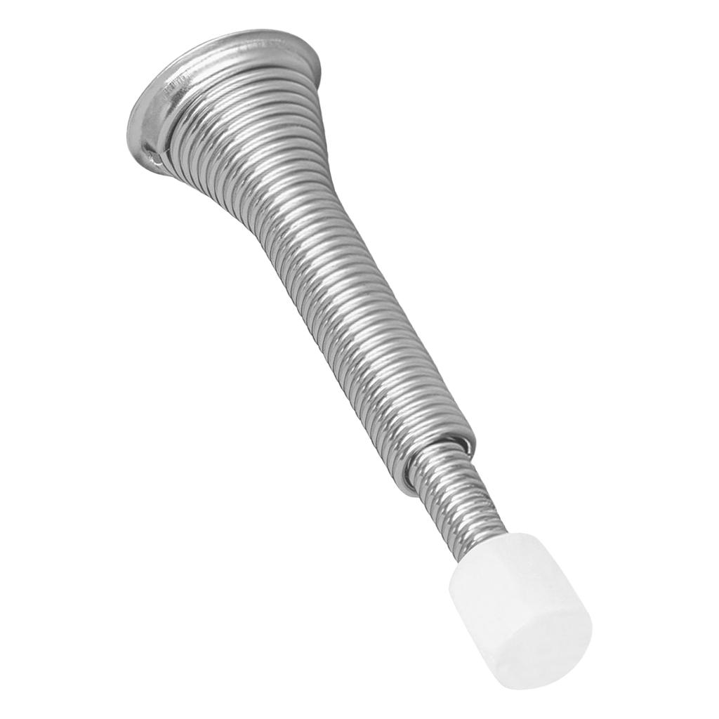 Регулируемая длина пружинных дверных упоров Защита стен с резиновыми наконечниками Простая установка пружинных дверных упоров Простая установка