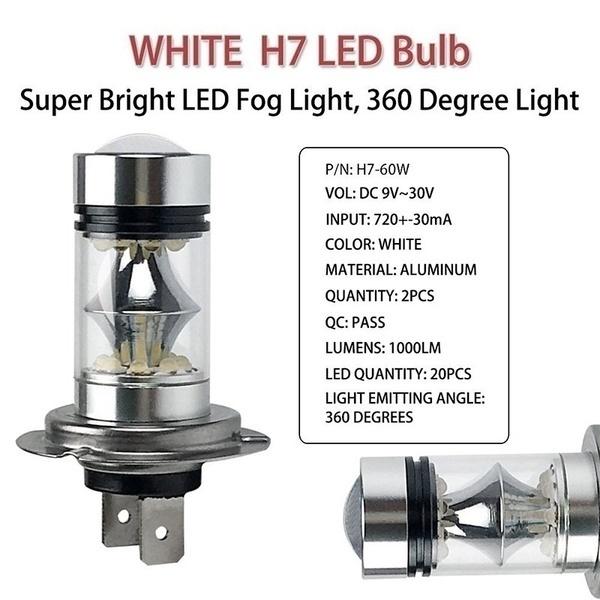 2шт 110W Cree Led дальнего света 8000K Автомобильные противотуманные фары H4 H7 Белый свет