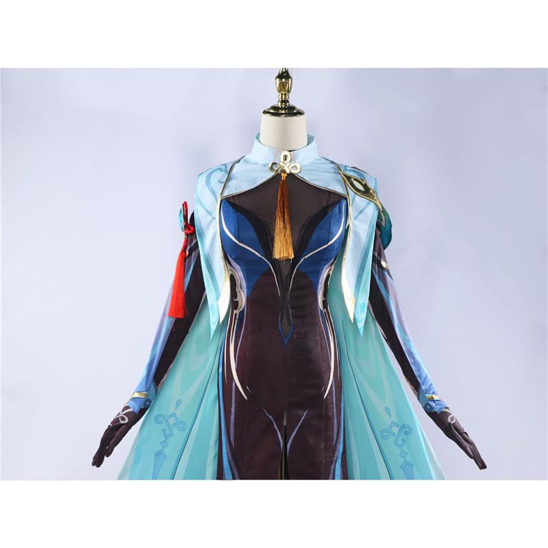 Genshin Impact Cos Костюм Прошлый Каспиан Косплей Мужской Костюм Комикс Мультяшный Странник C Костюм Мужской Косплей