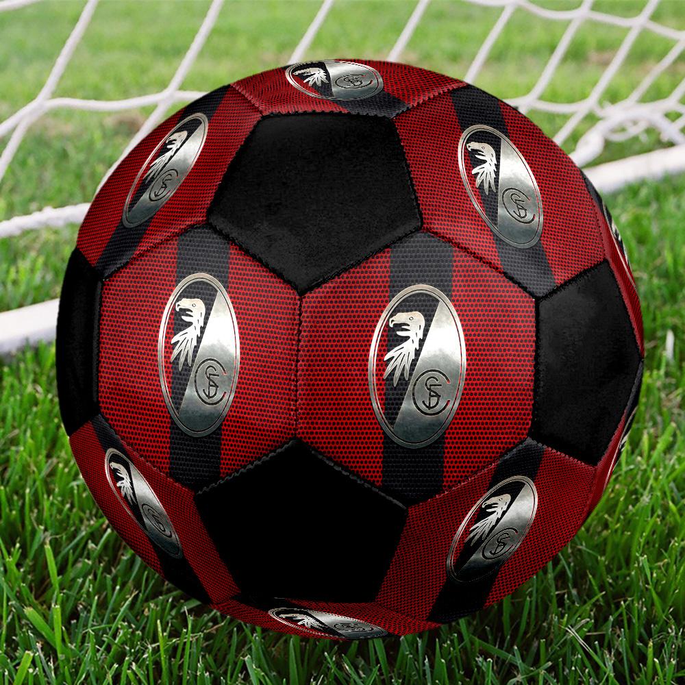 SC Freiburg Soccer Ball Colorful All Ages Machine Stitched PVC Competition Ready Durable High-Bounce.SIZE5