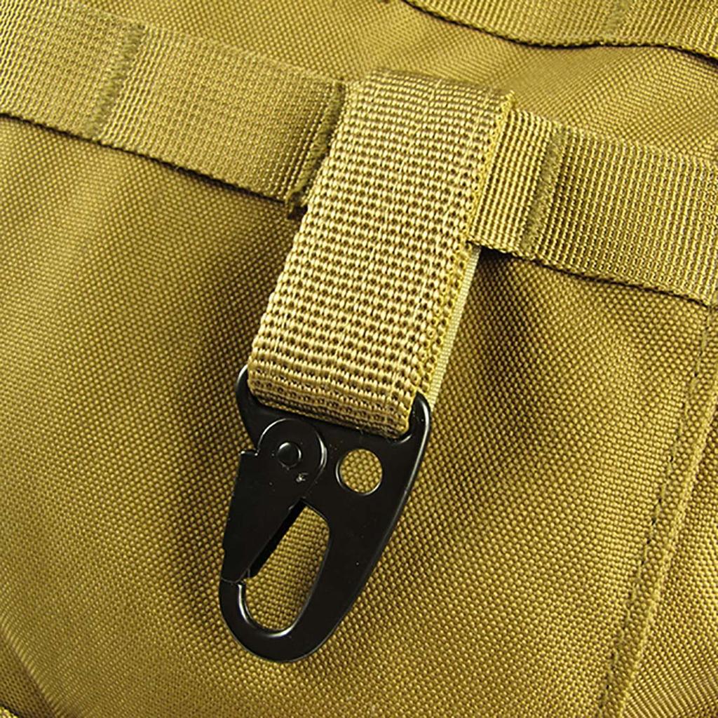 Mountain Climbing Rock Climbing Carabiner Self-locking (khaki)