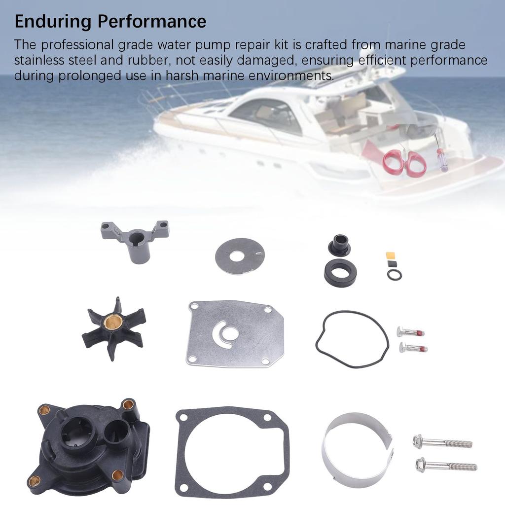 Water Pump Impeller Repair Kit 439077 Replacement for 40 45 48 50 55 60 Horsepower Outboard Motor