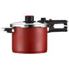 6L Pressure Cooker, Explosion-proof Gas Induction Cooker for Household Use, Large Capacity, Safe, 304 Stainless Steel High Pressure Cooker