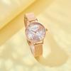 Authorized Distributor Olivia Burton Watch OB16VM11 Abstract Floral Rose Gold Mesh [OLIVIA BURTON] Women's