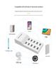 10-портовая USB-удлинитель: Многопортовое умное быстрое зарядное устройство 5 В 2 А Универсальное зарядное устройство для телефона