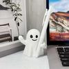 Ghost Pen Holder Halloween Desk Organizer Cute Ghost Spooky