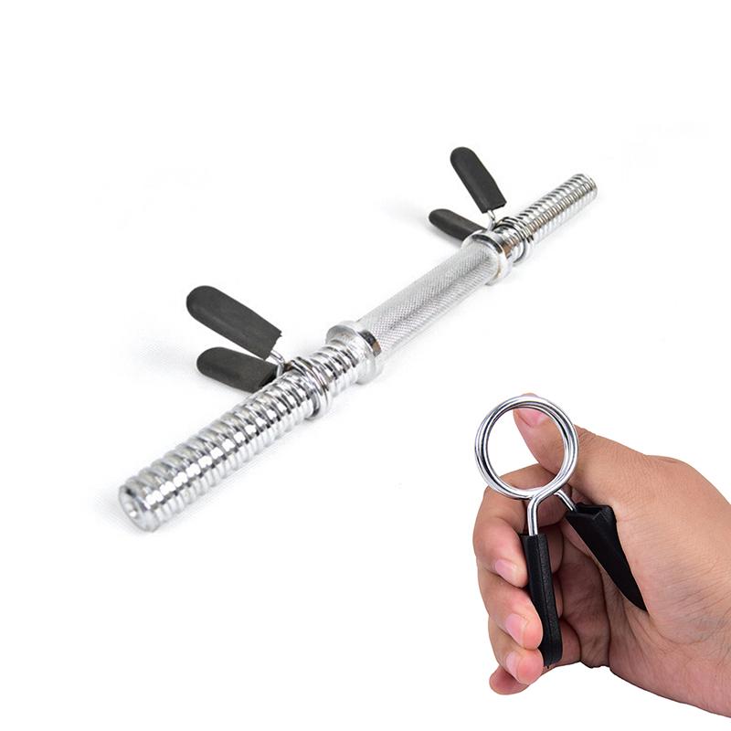 1Pcs 1" Standard 25Mm Spring Clamp Collar Clips For Weight Bar Dumbbells Gym