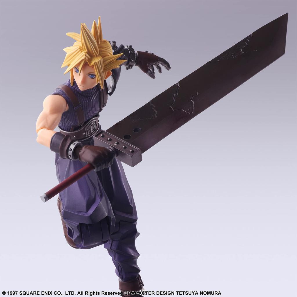 Final Fantasy VII Bring Arts PVC Painted Movable Figure <Cloud Strife>