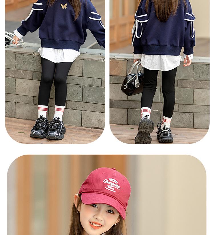 Модный свитшот для девочек: Рубашка-двойка на весну/осень со стильным воротником для детей