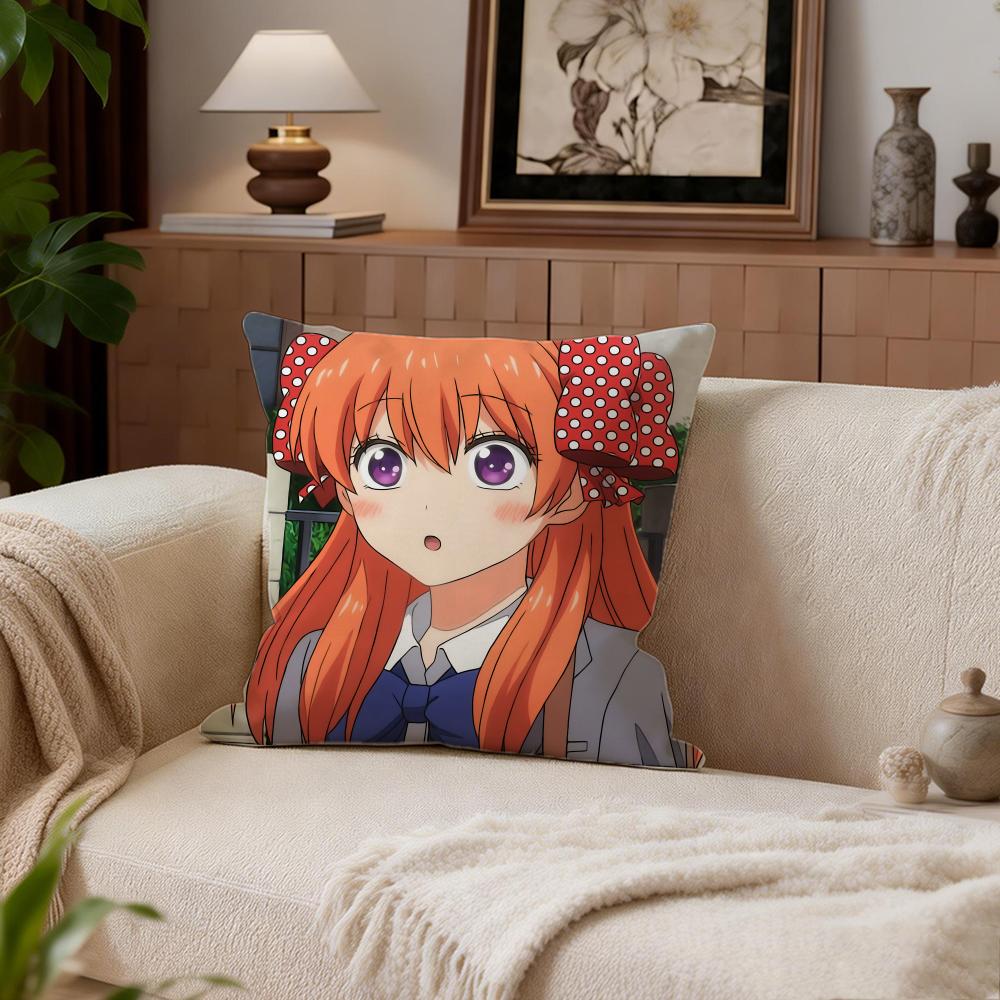 Comedy Monthly Girls Nozakikun Cushion Cover Cushion Cover Set 4Pcs 50x50 45x45 40x40 Pillowcase Decorative Sofa Home Decor