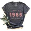 Футболки на 60-летие для унисекс 1960-1966 Ограниченная серия Футболка Comfort Colors Женская футболка Подарок на 60-летие для унисекс