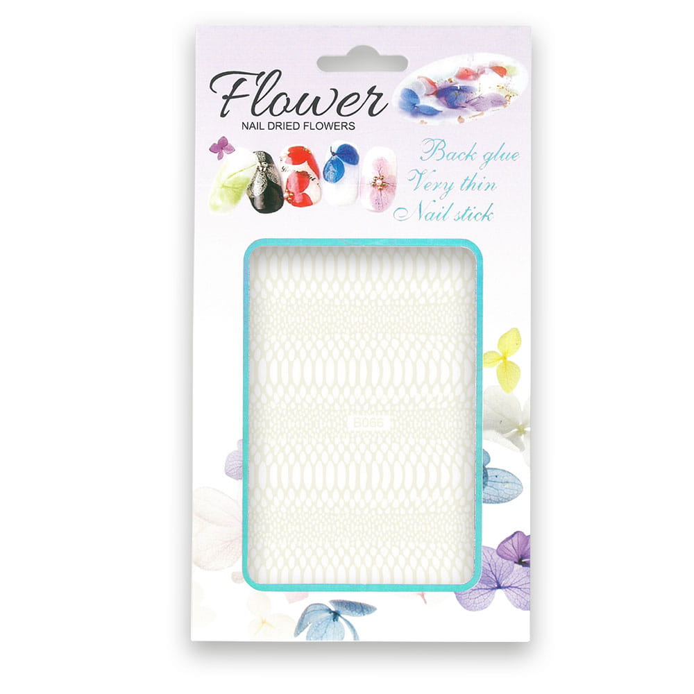 Nail stickers thin self-adhesive opalescent snake skin Snake Skin white
