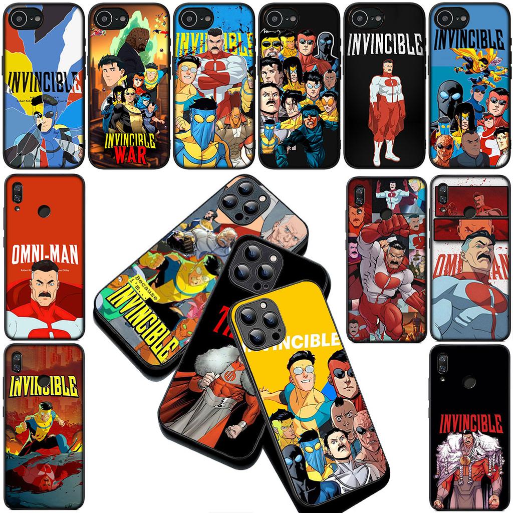 Omnis I-Invincibles Man Silicone Cover for Samsung Galaxy S25 S24 S23 FE Ultra Plus S7 Edge S25+ S24+ A56 5G + Coque Phone Case