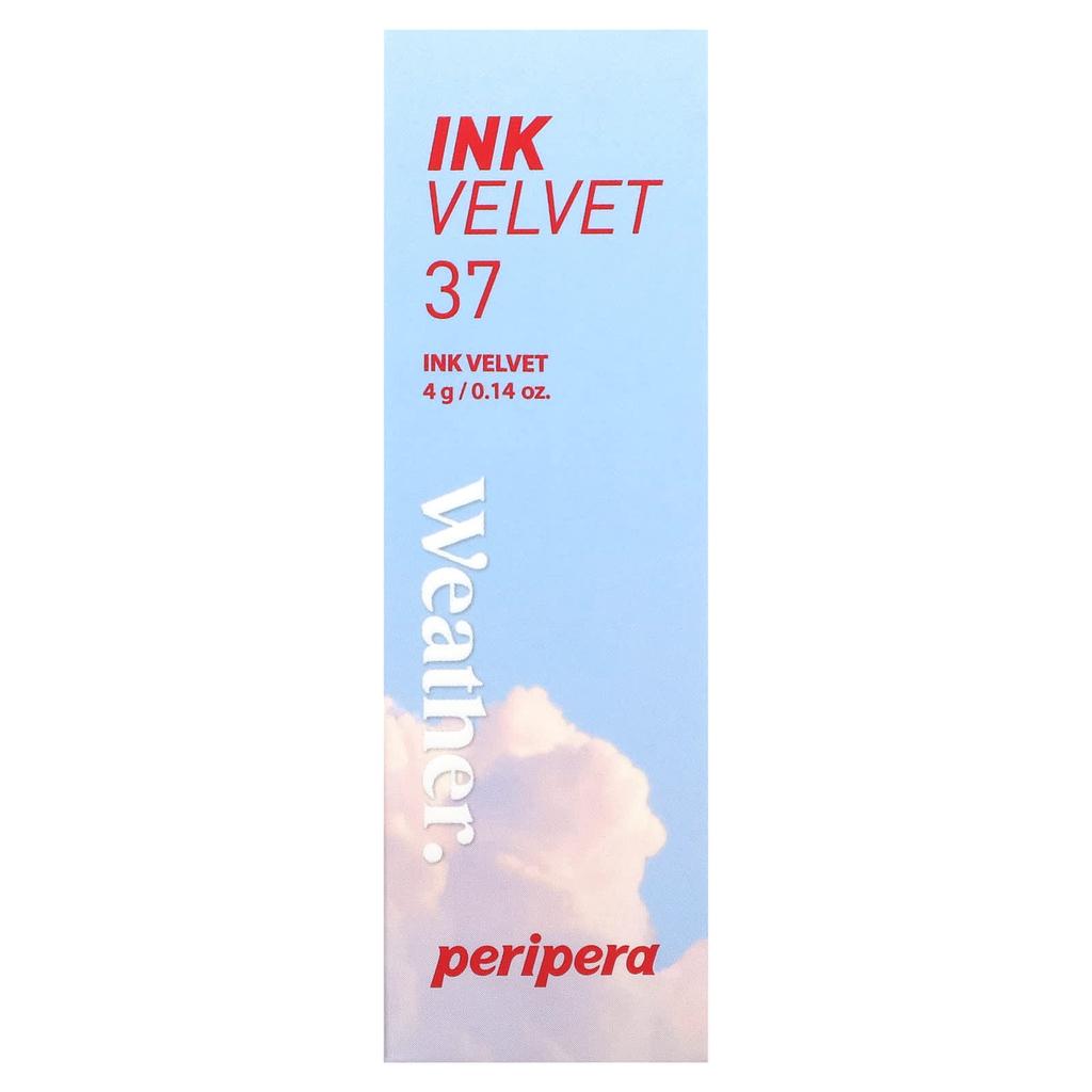 Ink Velvet Lip Tint, Weather, 37 Enjoy Mute, 4G(0.14Oz)