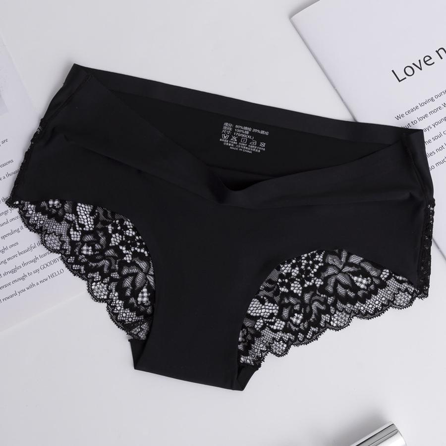 2 шт. Кружевной пояс Бесшовные Без косточек Кружевные Хлопковые Дышащие Сексуальные Милые Большого размера Девушки Трусики-треугольники