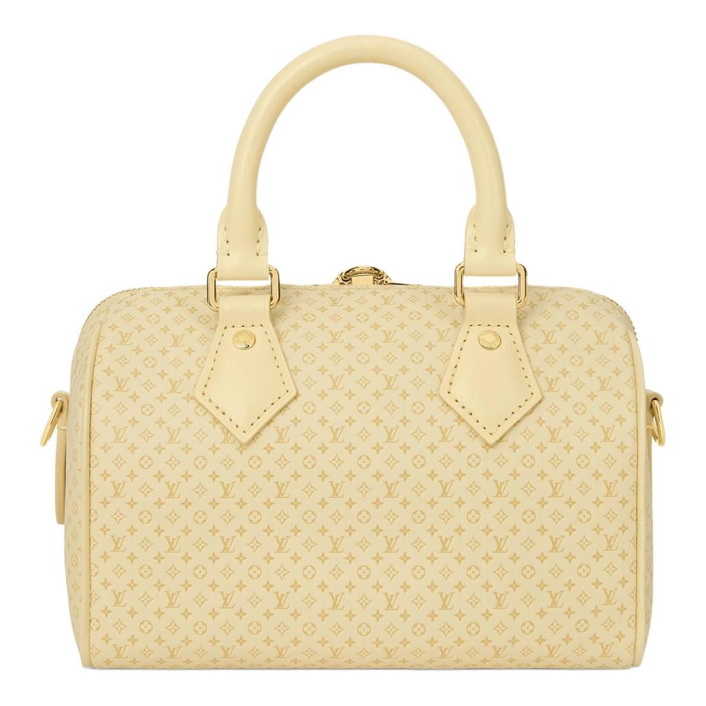 LOUIS VUITTON Speedy Cow Leather Boston Bag, One Shoulder Handbag Women's Yellow M29494