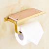 Stainless Steel Wall Mount Bathroom Toilet Paper Rolls Holder Tissue Shelf Organizer
