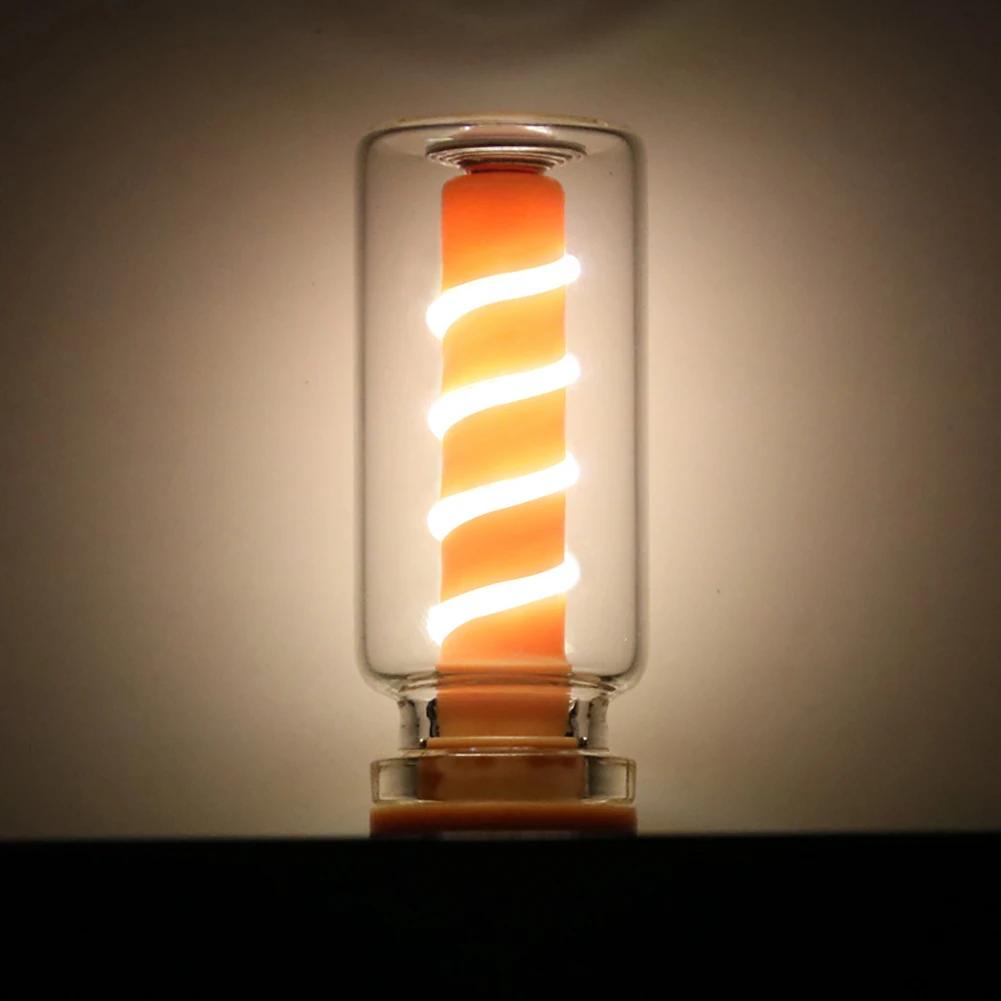 Универсальный 1 шт USB сенсорное управление автомобильный светодиодный светильник атмосфера лампочка накаливания светодиодная нить накаливания спальня ночник украшение лампа