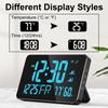 Tuya WiFi Desktop Clock Calendar Intelligent Thermometer Hygrometer with Digital LED Display
