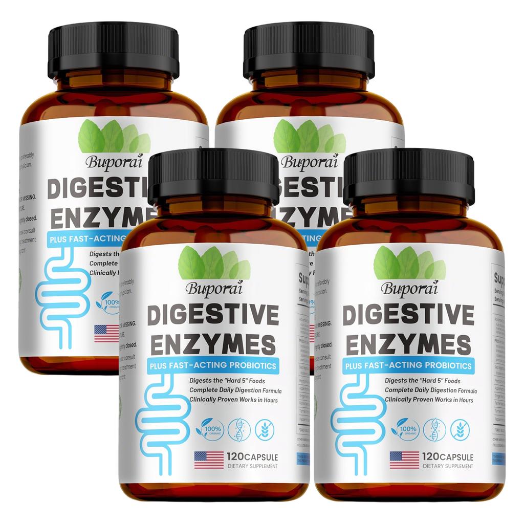 Buporai - Digestive Enzyme and Probiotic Supplement - Digestive and Gut Health