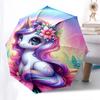 Unicorn Fantasy- Automatic Umbrella, Four Seasons Portable Folding Umbrella, Suitable for Men and Women, Travel, Daily Compact Umbrella, Out