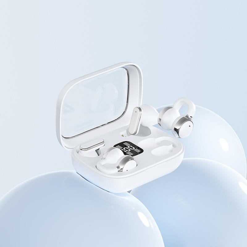 Q10 Binaural Wireless for 5.4 Earphones Wireless Charging Bone Conduction Active Noise Cancellation AI Headphones