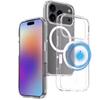 Clear Magnetic Case for IPhone 17/17Air/17Pro/17 Pro Max Crystal Wireless Charging Shell for Magsafe Cover Cases for iPhone17