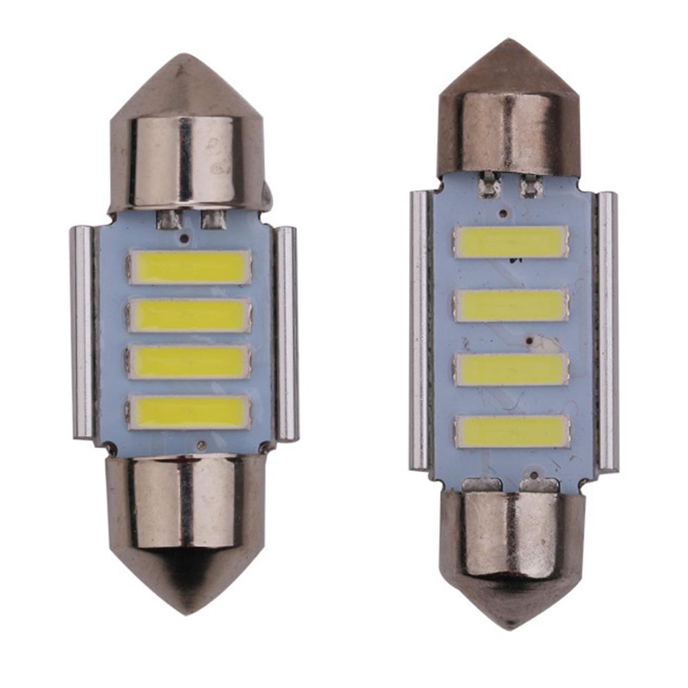 Лампы Светодиодная лампа Подсветка номерного знака Модифицированная белая 12В