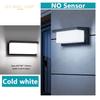 Светодиодные настенные светильники с датчиком движения AC85-265V 16W/30W ABS водонепроницаемые для внутреннего садового украшения наружных настенных светильников для крыльца