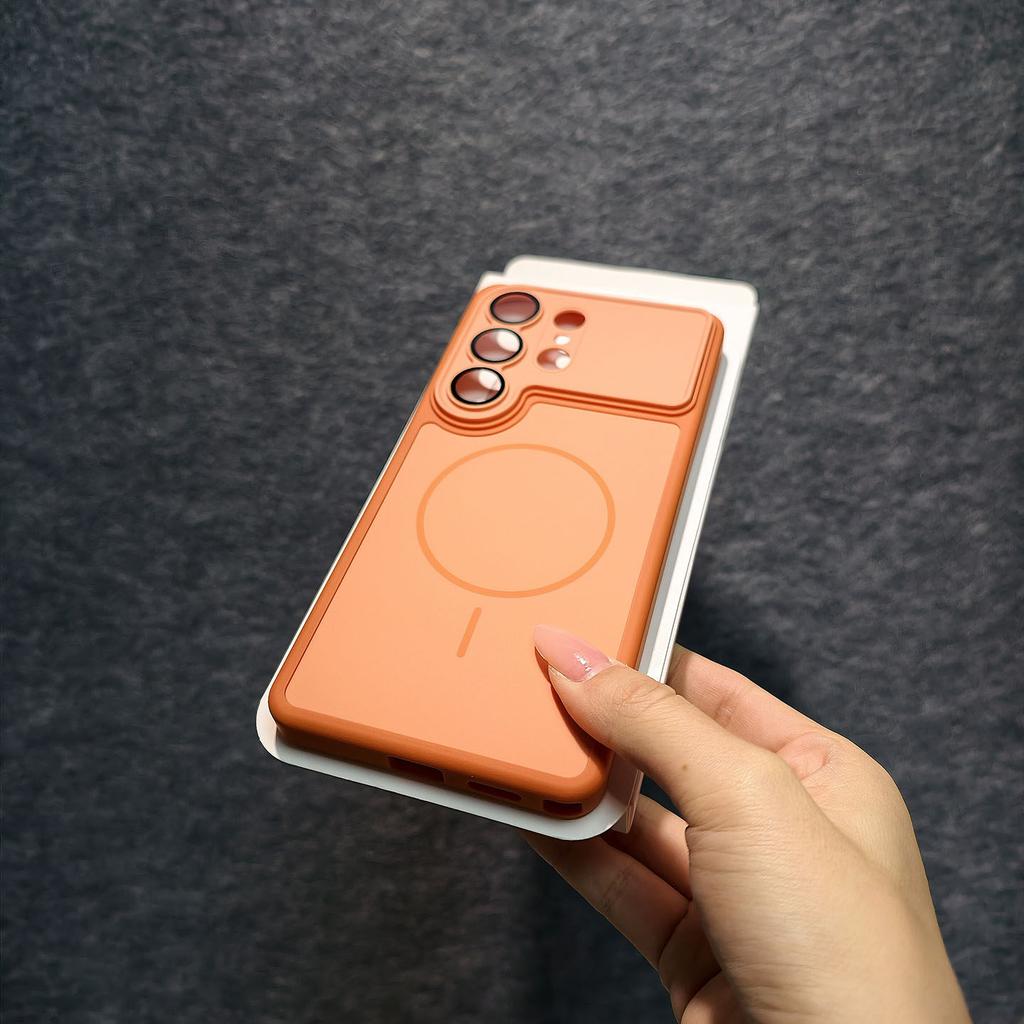 Matte for  Camera Film Case for Samsung Galaxy S26 Ultra Plus Magnetic Wireless Charging Frosted Shockproof Cover