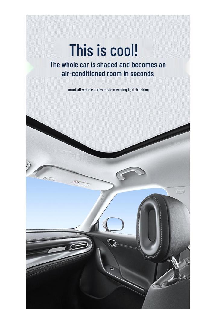 Электростатическая солнцезащитная шторка люка для Mercedes-Benz SMART FORFOUR 135