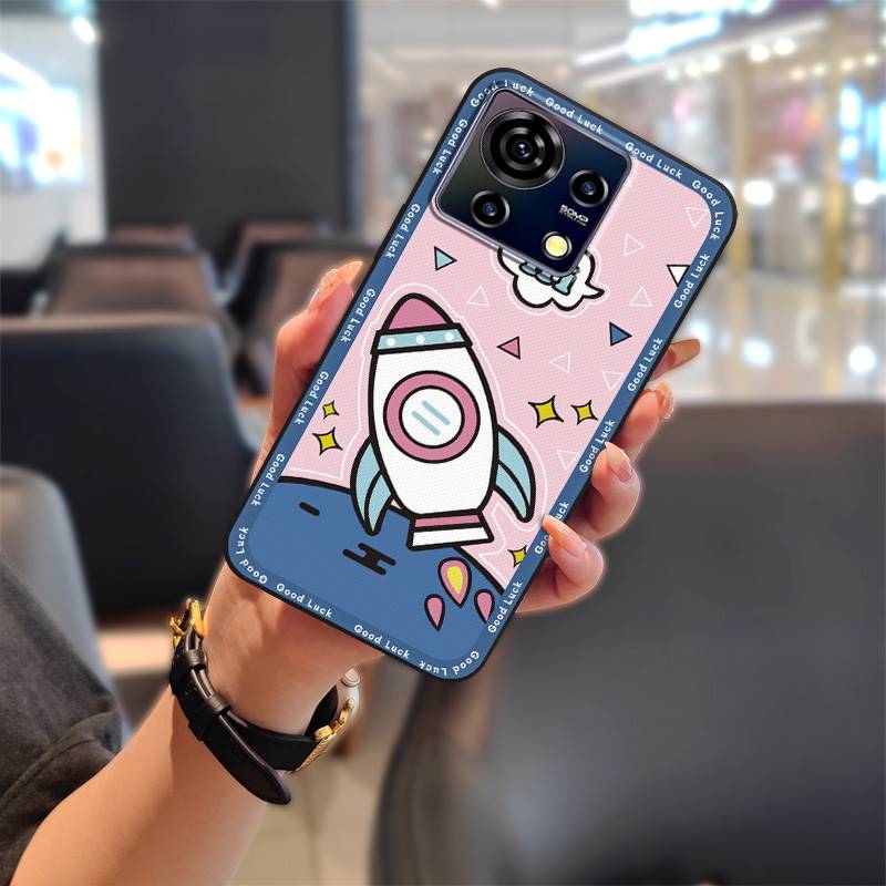 Водонепроницаемый Модный Дизайн Чехол для Телефона Для ZTE Blade V50 Vita Защитная Грязеотталкивающая Задняя Крышка Мультяшный Мягкий чехол ТПУ