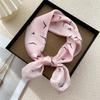 53CM Silk Scarf Small Square Scarf Versatile For Women Spring And Autumn Thin Design Fashionable And Stylish Decorative Scarf Professional Flight