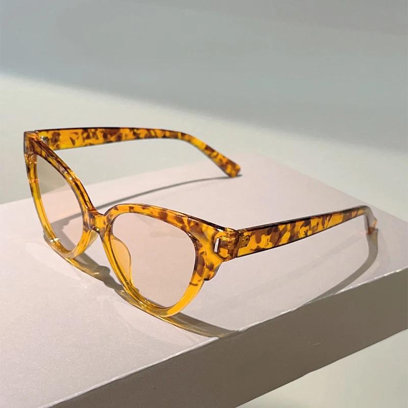 Солнцезащитные очки Кошачий глаз Женские Новинка в Винтажной Моде Повседневный Декор Оттенки Модный Дизайн Бренда Оправа Конфетного Цвета Солнцезащитные Очки