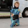 Пончо для переодевания ДЕТЯМ LITTLEKIDS Пончо для переодевания Дети ПальмыСумерки Пончо для переодевания Пляжное Быстросохнущее Впитывающее Устойчивое к запахам