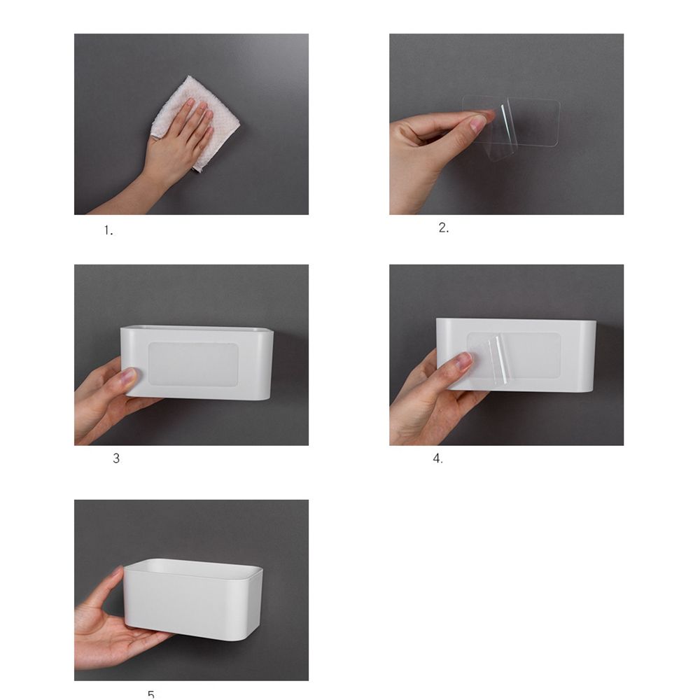 Настенный органайзер для душа, стеллаж для хранения в ванной комнате, ящик для хранения косметики, держатель с дистанционным управлением