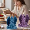 Angel Aromatherapy Candle Silicone Mold Homemade Winged Girl Scented Molds Soap Making Resin  Gypsum Drop Mould Home Decor
