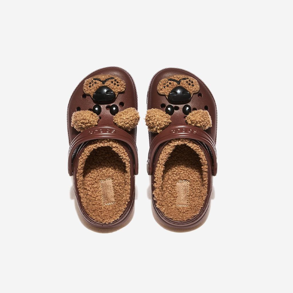 Crocs Классические детские клоги на подкладке, CRS210399, 1010109622, Популярная корейская обувь