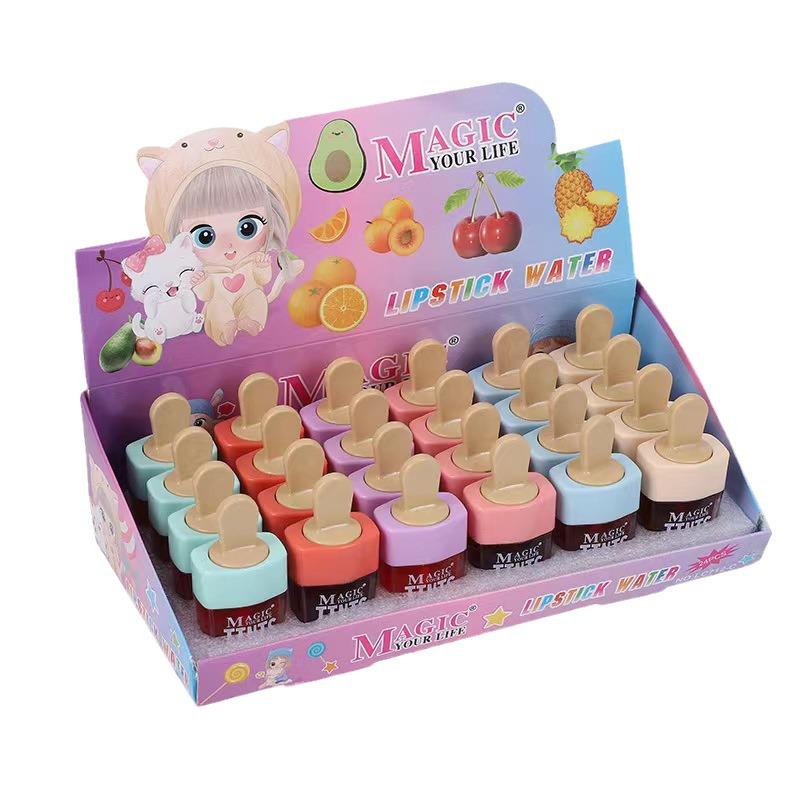 Long-lasting, Non-transfer Fruity Popsicle Lip Gloss – Lightweight, Moisturizing, and Easy To Apply.