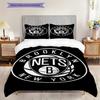 Brooklyn Basketball Brilliance Bedding(1 * duvet cover + 2 * pillowcase, without core)Christmas birthday gift Soft and comfortable Bedding set