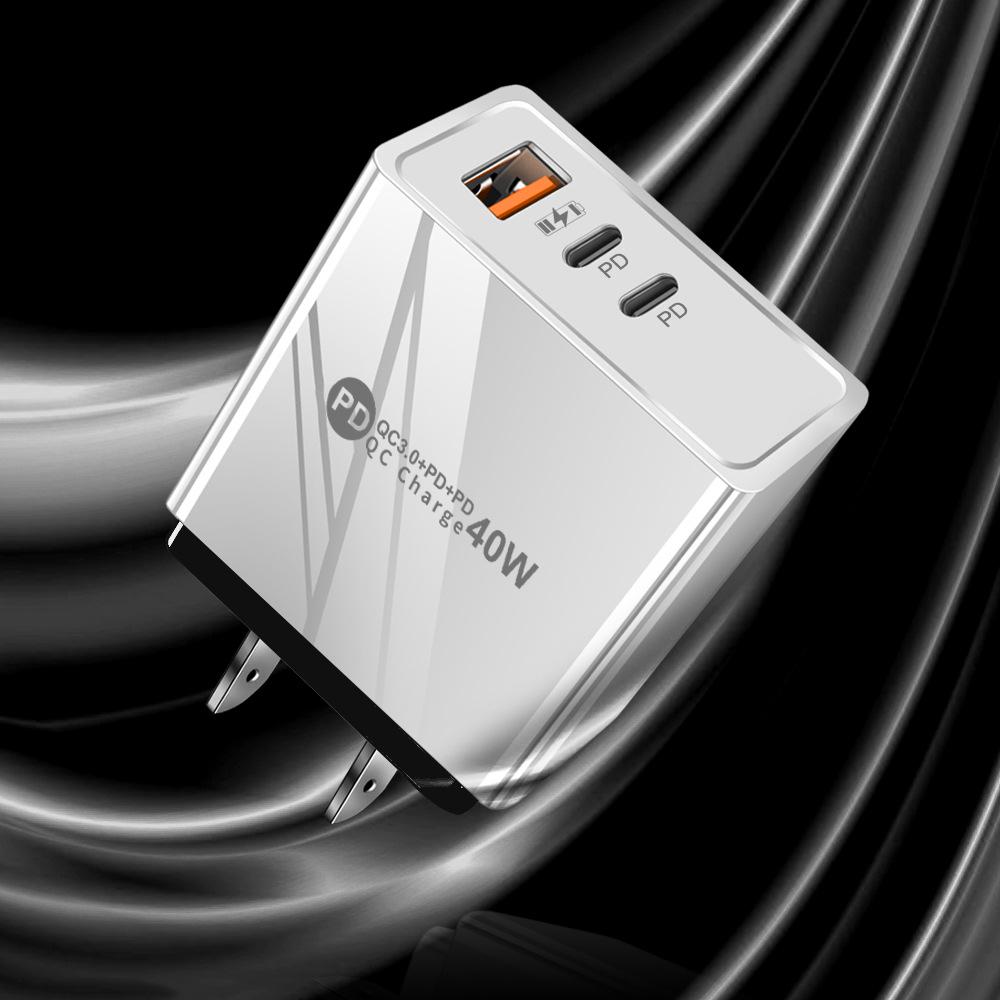 Universal Charger for US, EU, UK Standards - Original 1U+2PD Power Adapter