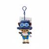 Новый плюшевый кулон One Piece 12 см Аниме Игрушка Луффи Тони Тонипер Лабун Сабо Брелок Мягкая набивная Подвеска на рюкзак Игрушка