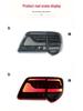 LED Taillight Assembly for 2011-2015 Toyota Fortuner - Modified Light Guide with Daytime Running Light