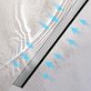 Bathroom Shower Floor Drain 304 Stainless Steel Rectangle Bathroom WC Long Linear Drainage Brushed Side Floor Drains 30 40 50cm