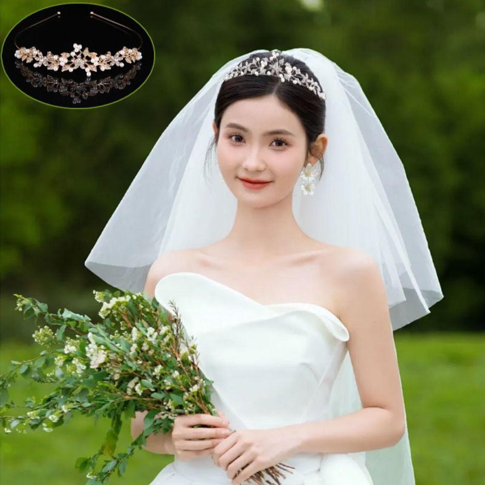 2pcs Sparkling Rhinestone Queen Crown Bride Headdress Wedding Jewelry Birthday Party