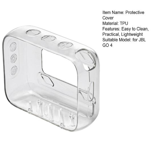 Прозрачный защитный чехол для динамика, амортизирующий, ударопрочный, идеально подходит, легко